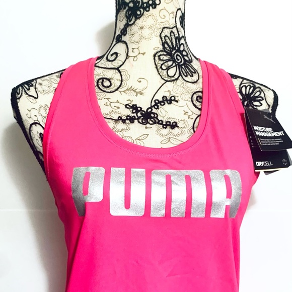 BNWT Puma RTG Drycell RB Fitted Tank Top in Glowing Pink.
Slim Fit.
Size M - Picture 4 of 6